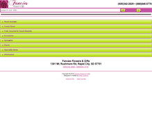 Tablet Screenshot of fanciesflowers.com